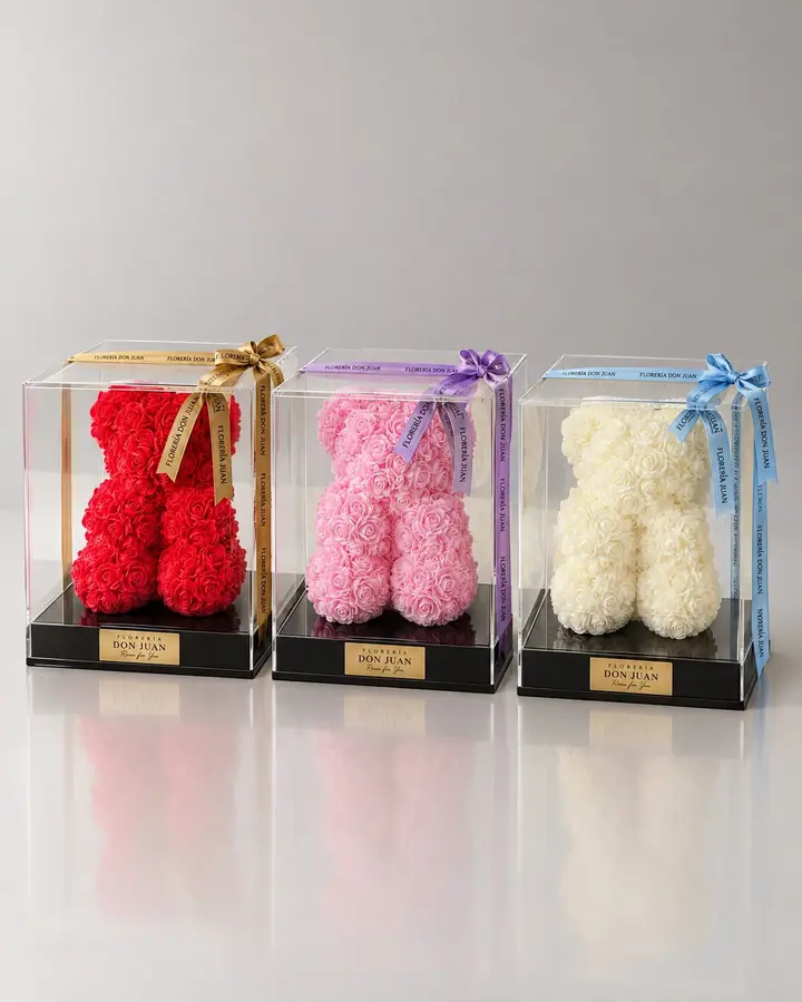 Oso 🐻 Teddy 25 cm — Teddys y figuras de Florería Don Juan, fotografía studio