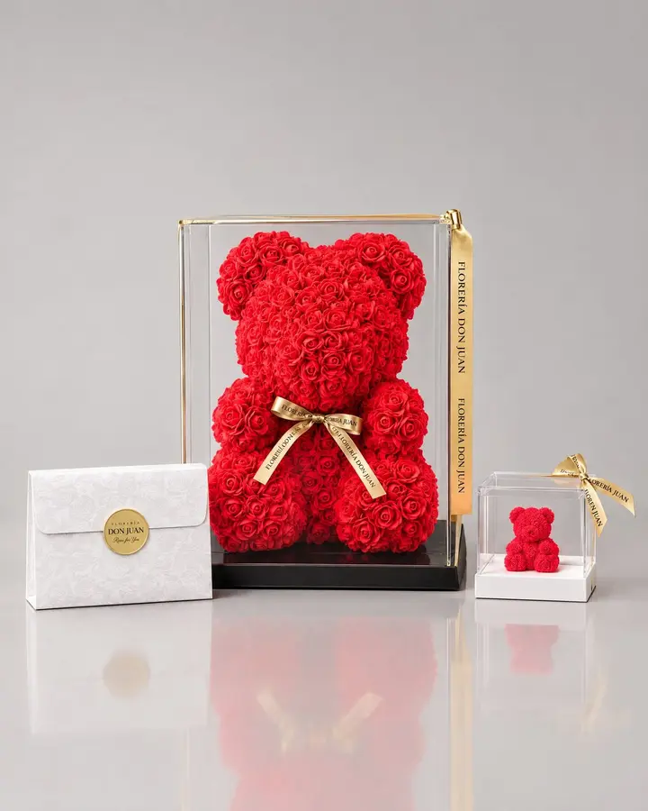 Teddy 35 cm — Teddys y figuras de Florería Don Juan, fotografía studio