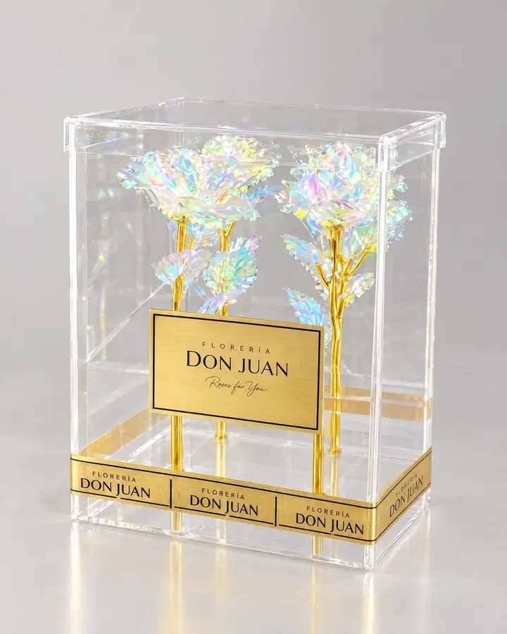 Caja Deluxe Galaxy — Rosas eternas de Florería Don Juan, fotografía studio
